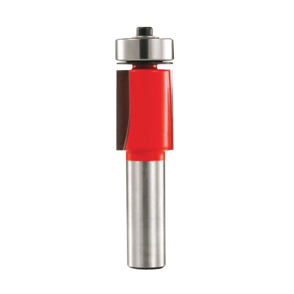 Quadra-Cut 42-202 Downshear Helix Flush Trim Router Bit, 3/4 in Dia Cutter, 3-1/8 in OAL, 1/2 in Dia Shank