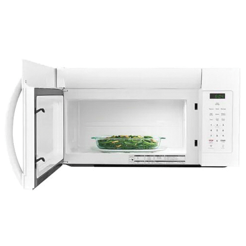 Frigidaire FFMV1645TW Microwave, 1.6 cu-ft Capacity, 1000 W, Multi-Stage Cooking Stages, Stainless Steel, White - 5