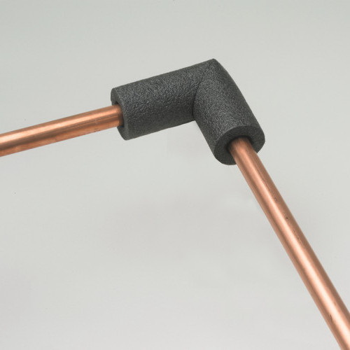 Frost King 5ELB58H Elbow Pipe Insulation, 1/2 in Dia, Foam, 1/2 in Copper, 1/4 in Iron Pipe Pipe