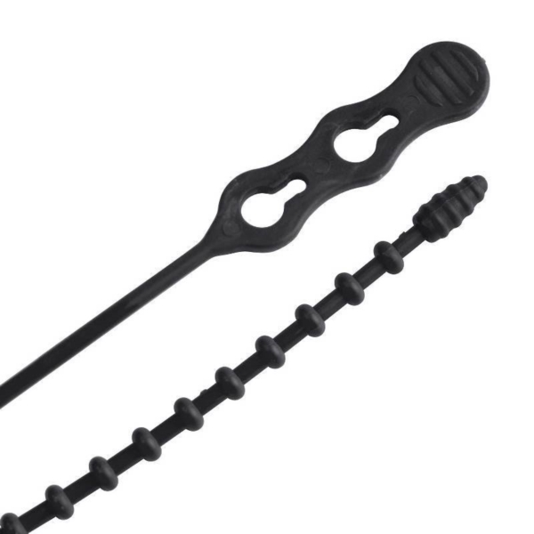 Gardner Bender 46-12BEADBK Cable Tie, Resin, Black, 12 in L, 70 lb Tensile Strength