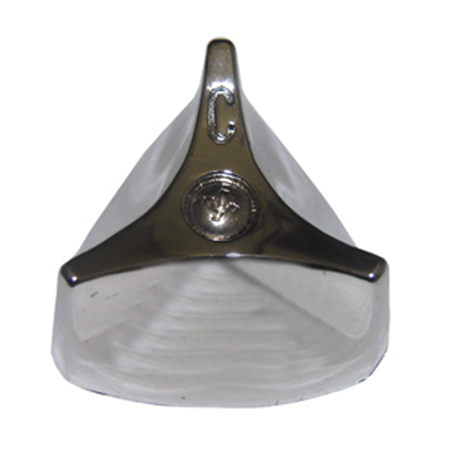 Lasco HC-159 Faucet Handle, Dual Lever, Small, For: Crane Repcal Faucets, Metal, Chrome Plated