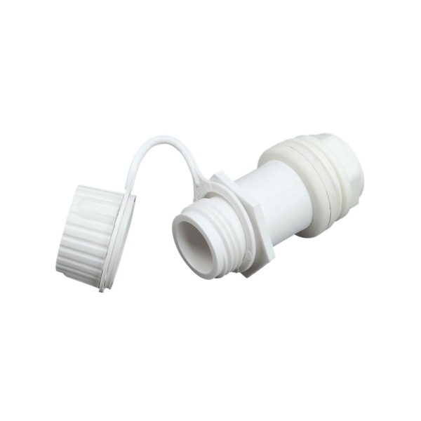 IGLOO 24011 Drain Plug Assembly, Threaded, Plastic, White, For: Igloo 50 to 165 qt Cooler