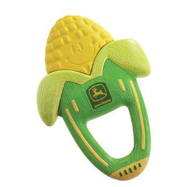 Y5208 Vibrating and Massaging Corn Teether, Plastic/Rubber