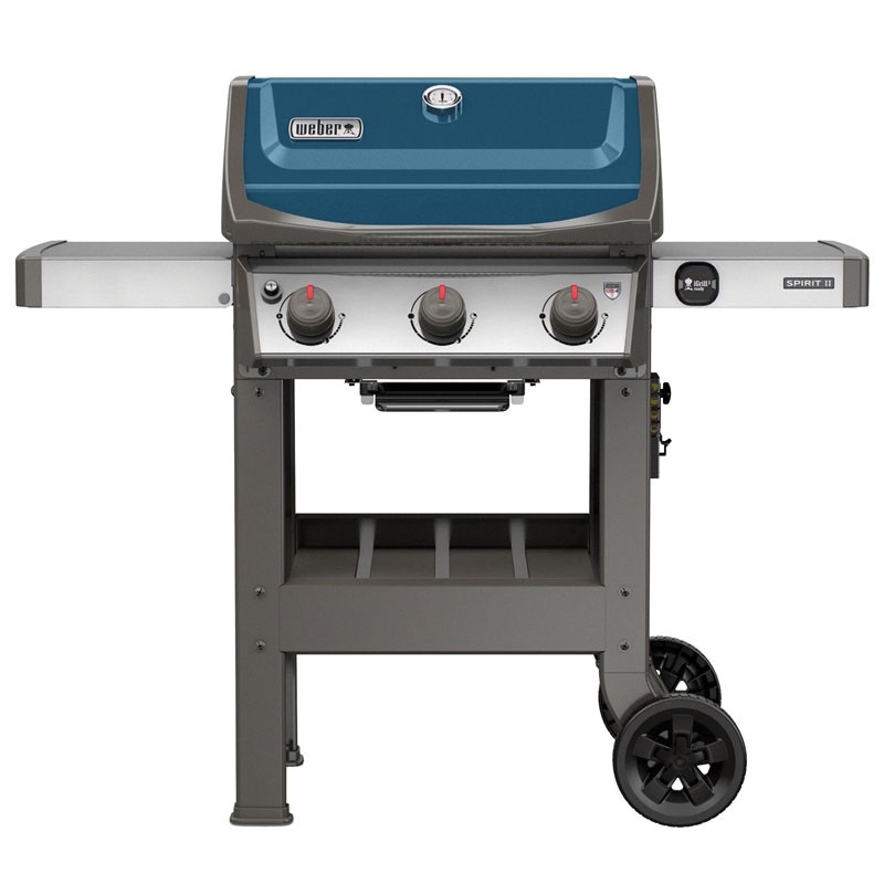 Weber Spirit II E-310 45020001 Gas Grill, 30,000 Btu/hr BTU, Liquid Propane, 3 -Burner, Smoker Included: No