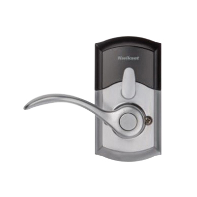 Kwikset 955PML 26D SMT CP Electronic Pembroke Lever, AAA Grade, Keyless Key, Zinc, Satin Chrome, Commercial - 5