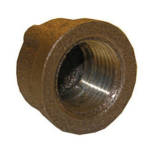 Lasco 30-7652 Pipe Cap, 3/4 in, Brass, 125 psi Pressure