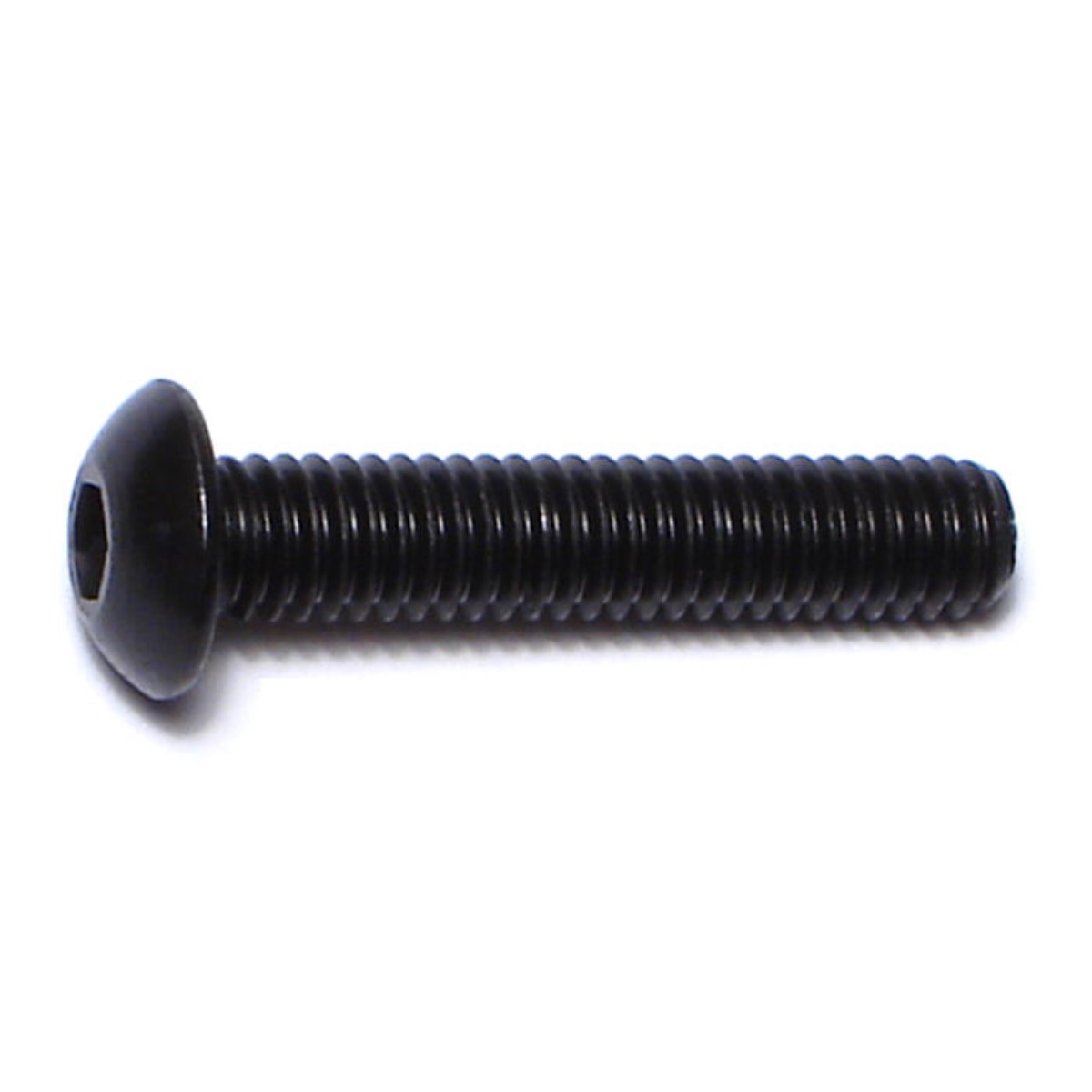 88653 Screw, M4-0.7 Thread, 20 mm L, Coarse Thread, Button Head, Hex, Socket Drive, Steel, 12 PK