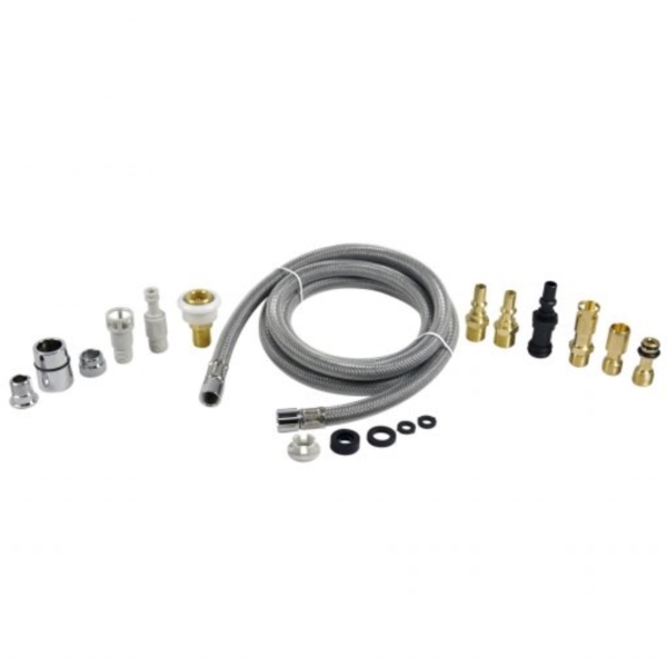 Danco 10912 Spray Head Hose, 3/8 in Connection, FIP x MIP, 57 in L, Vinyl