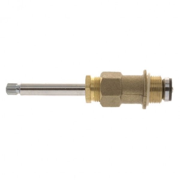 17099B Hot/Cold Stem, Brass, 5.09 in L, For: Price Pfister Bath Beaux Art Models 10 and 12 D.L.H