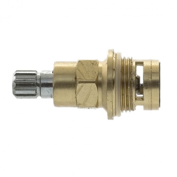 16110E Hot/Cold Stem, Brass, 1.95 in L, For: Price Pfister Kitchen and Bathroom Faucets