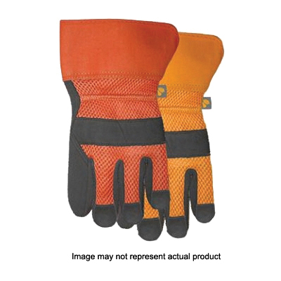 MidWest Gloves & Gear 534H8 Work Gloves, Women's, M, Suede Cowhide Leather