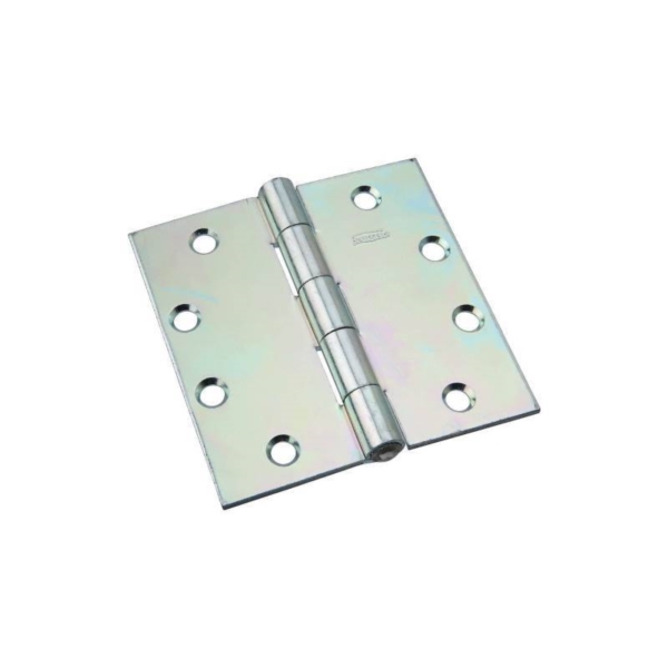 N140-798 Door Hinge, Steel, Zinc, Wall Mounting, 90 lb