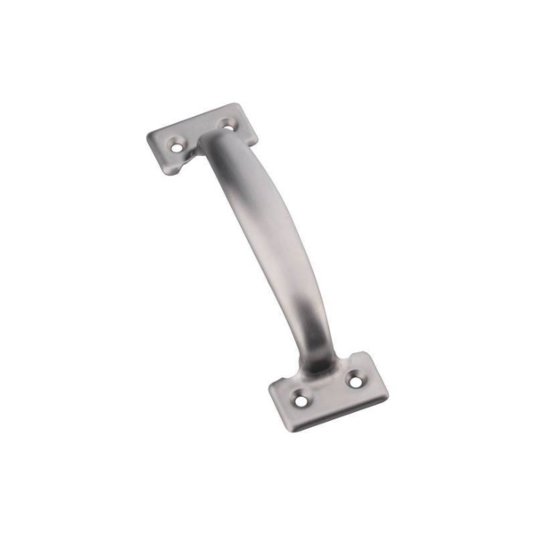 N349-001 Door Pull, 6-1/2 in H, Stainless Steel, Stainless Steel