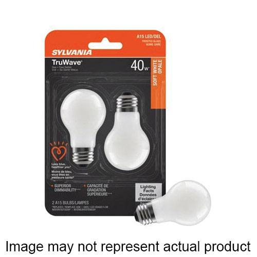 Natural Series 42306 LED Bulb, A19 Lamp, 100 W Equivalent, E26 Lamp Base, Dimmable, Frosted, 2700 K Color Temp