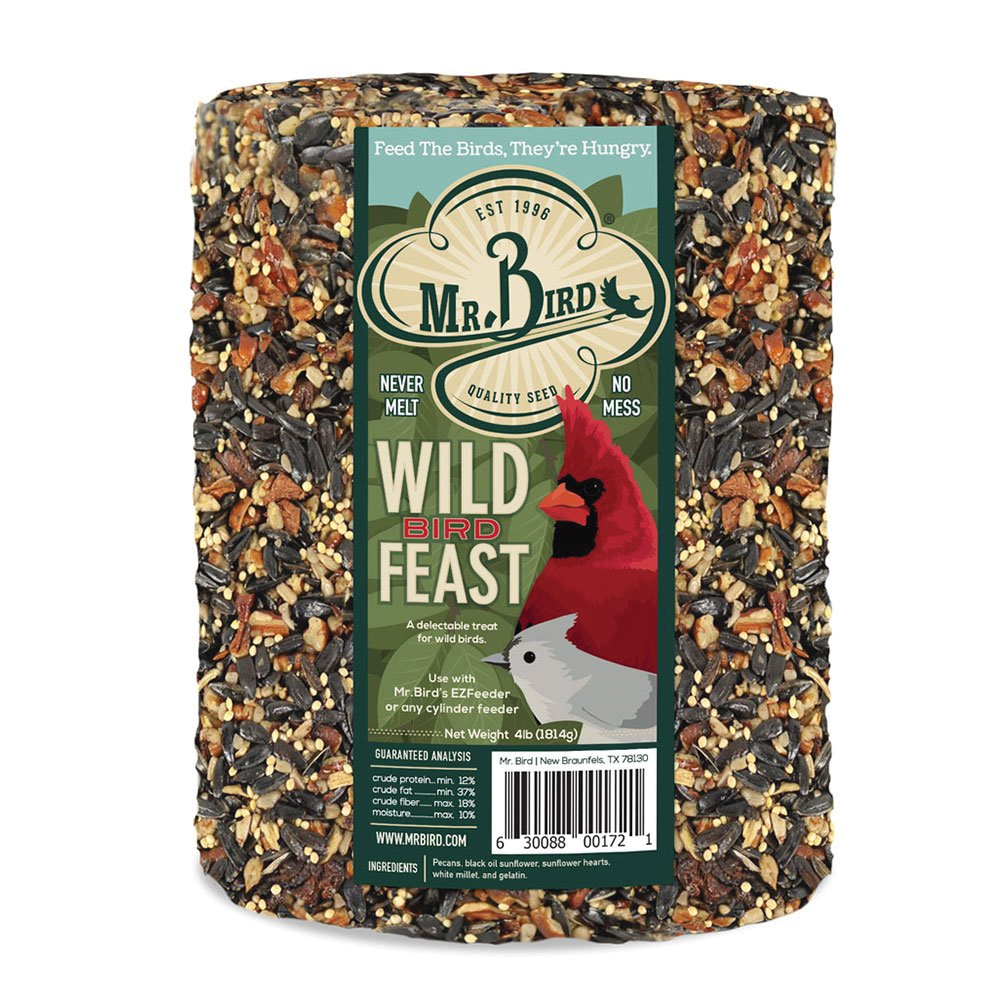 Mr.Bird 172 Pecans Wild Bird Food, 72 oz, Large