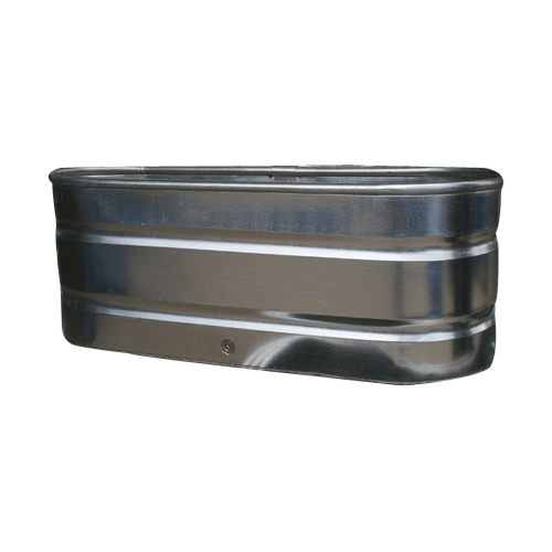 WTO WTO241 Stock Tank, Oval, 48 gal Capacity, Steel, Galvanized