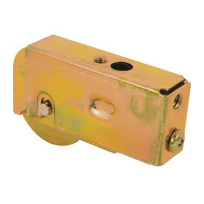 Prime-Line D 1594 Door Roller Assembly, 11/16 in W x 1-1/4 in H Dimensions, 1-1/2 in Dia Roller, Steel, 1/PK
