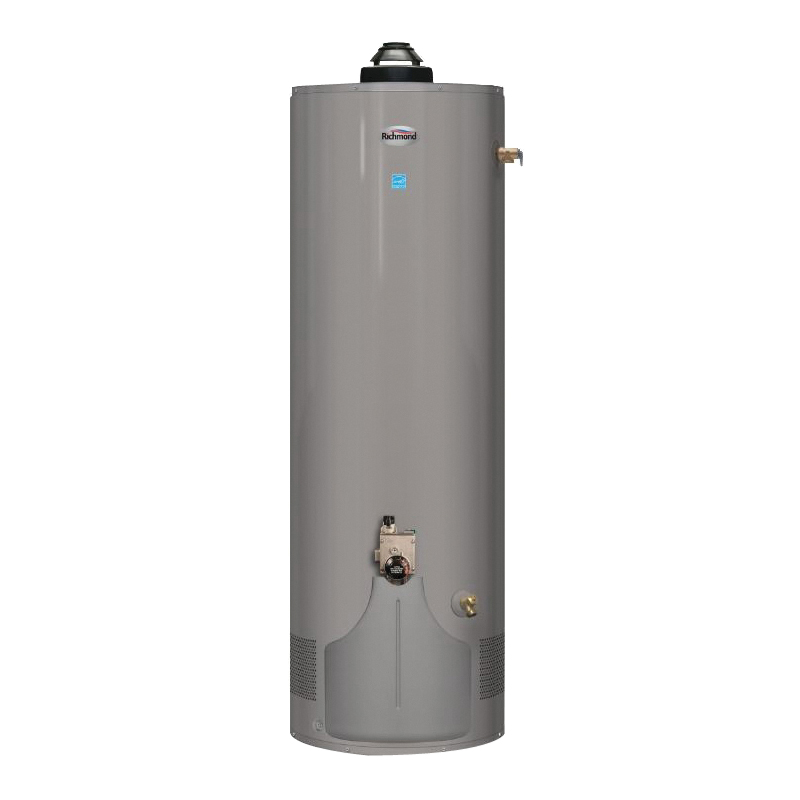 12G50-38E2FN5 Gas Water Heater, Natural Gas, 50 gal Tank, 1.5 gpm, 38000 Btu/hr BTU, 0.68 Energy Efficiency