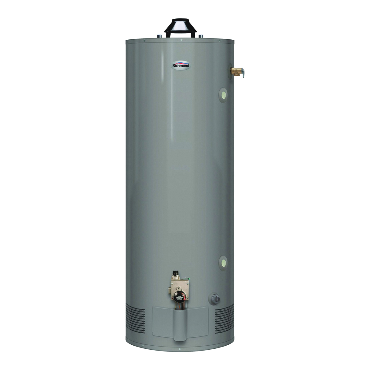 Essential Plus Series 6G75-76F Gas Water Heater, Natural Gas, 75 gal Tank, 100 gph, 75100 Btu/hr BTU