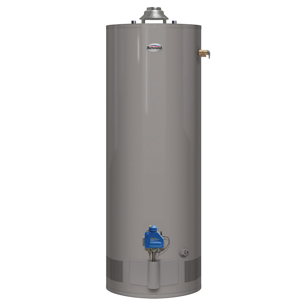 9G40-38F3 Water Heater, Natural Gas, 40 gal Tank, 38000 Btu BTU, 0.58 Energy Efficiency, Dark Warm Gray