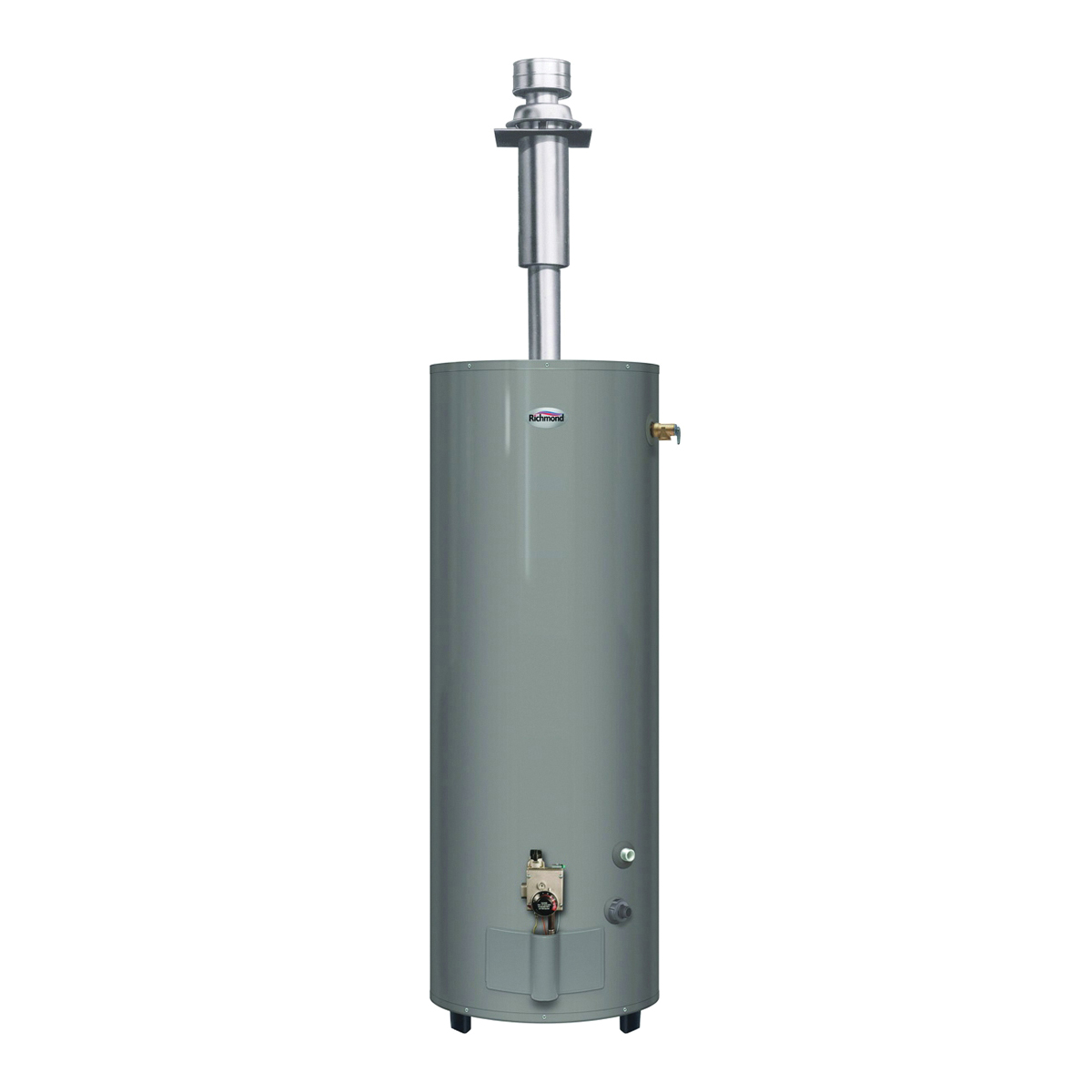 Essential Series MVR40DV3 Gas Water Heater, LP, Natural Gas, 40 gal Tank, 58 gph, 30000 Btu/hr BTU