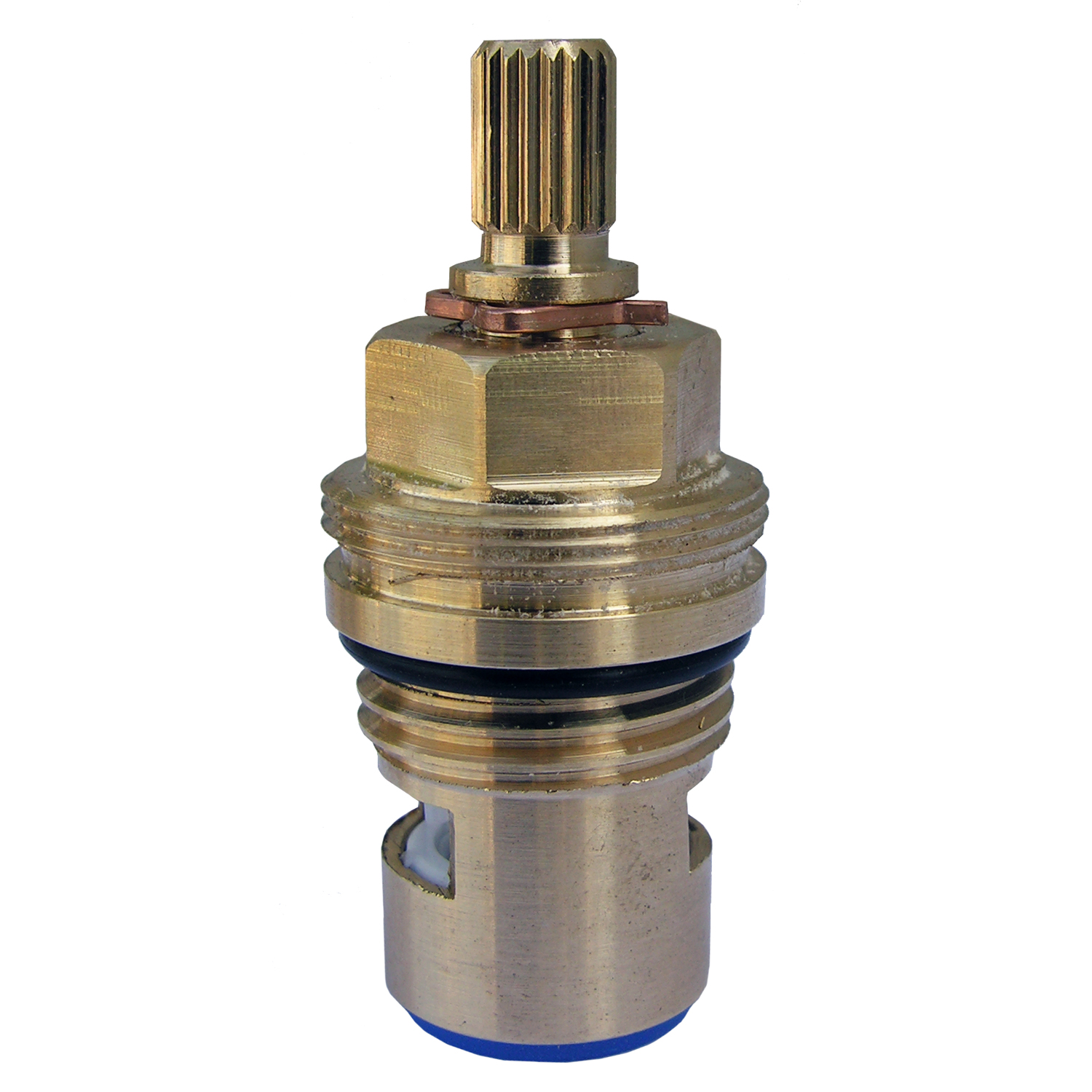 Lasco S-166-2NL Cold Faucet Cartridge, 1/2 in Connection, Brass/Ceramic, For: 3804 Milwaukee Faucets