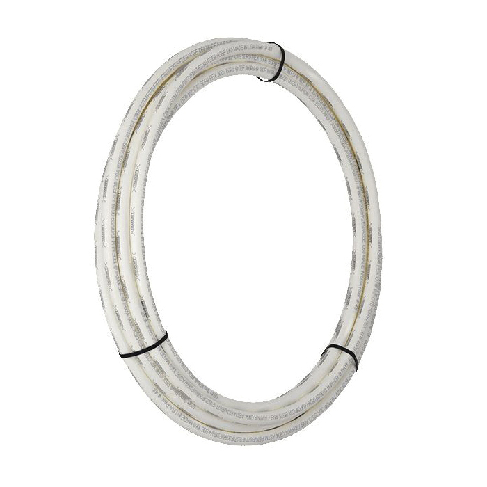 SharkBite U860W25 Coil Pipe, 1/2 in, 25 ft L, PEX-B, Push Fit, Polyethylene, White