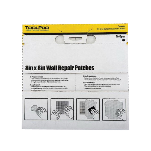 TOOLPRO TP04780 Drywall Repair Patch, 10 Pack - 3