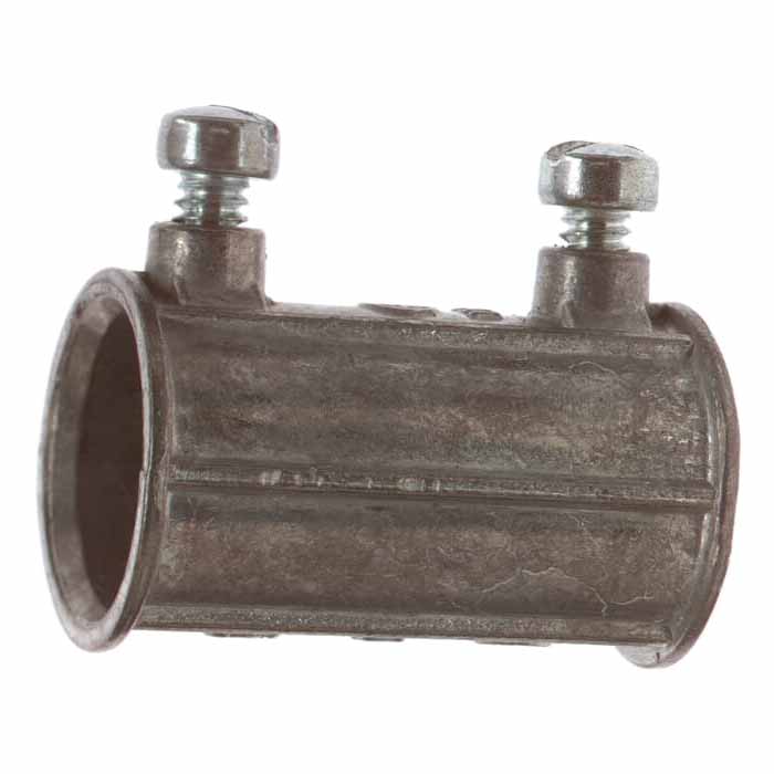 Steel City TK226-SC-1 Conduit Coupling, 2 in Screw, 2-1/2 in OD, Zinc-Plated