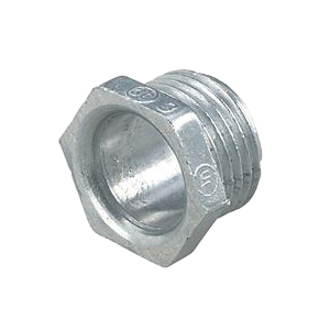 Steel City HA202-1 Straight Chase Conduit Nipple, 3/4 in NPS, 3/4-14 Thread, 1-11/32 in OD, Zinc Alloy