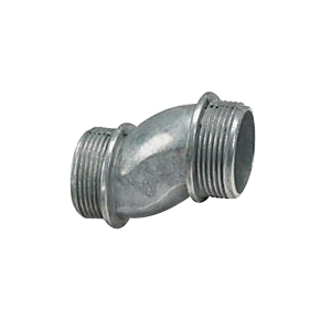 Steel City HO222-1 Conduit Offset Nipple, 3/4 in Threaded, Zinc/Steel, Gray