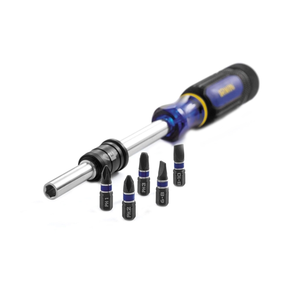 Irwin 1948779 Extending Multi-Bit Driver, Comfort Grip Handle