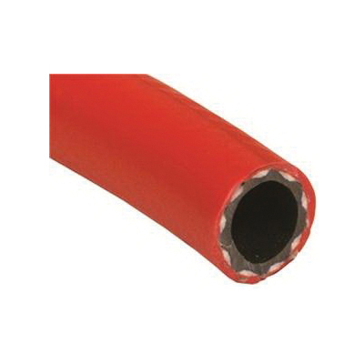 Abbott Rubber T18025001 Contractor Grade Air Hose, 1/4 in ID, 200 ft L, PVC/Polyester, Red