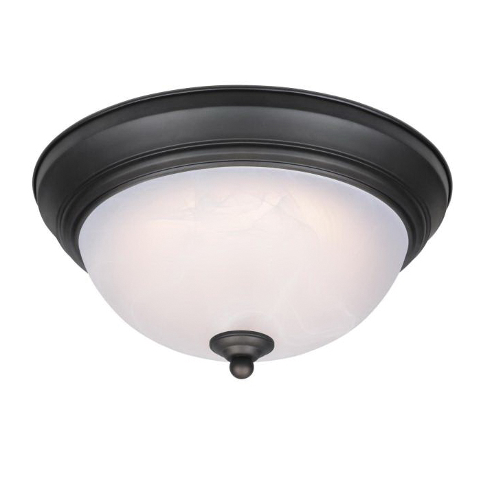 6400600 Flush Mount Ceiling Fixture, 120 V, Integrated LED Lamp, 930 Lumens Lumens, 3000 K Color Temp