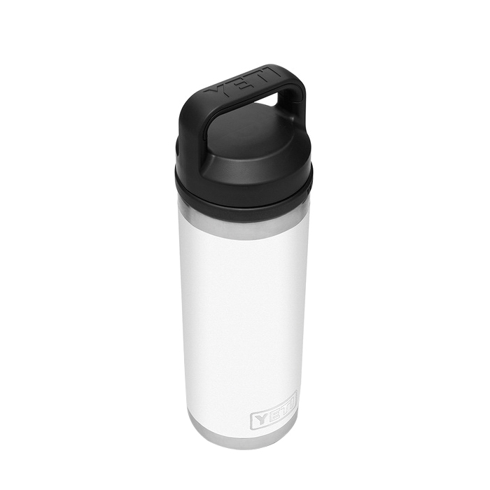 Yeti Rambler 21071060020 Water Bottle with Chug Cap, 18 oz Capacity, Stainless Steel, White - 4