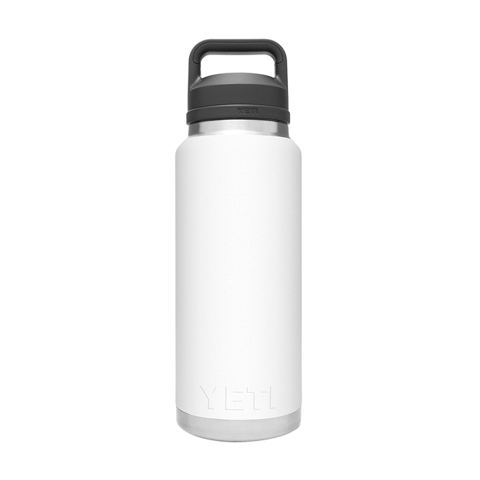 Yeti Rambler 21071070016 Water Bottle with Chug Cap, 36 oz Capacity, Stainless Steel, White - 2
