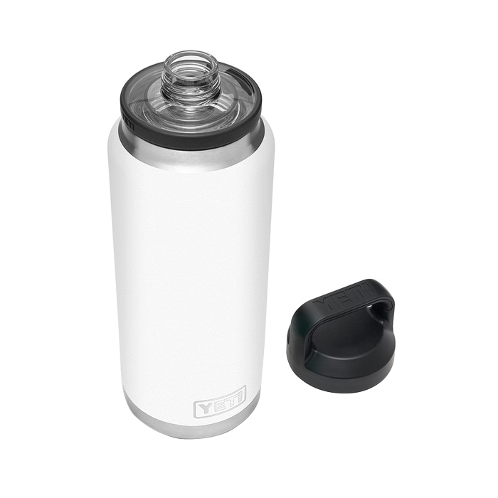 Yeti Rambler 21071070016 Water Bottle with Chug Cap, 36 oz Capacity, Stainless Steel, White - 3