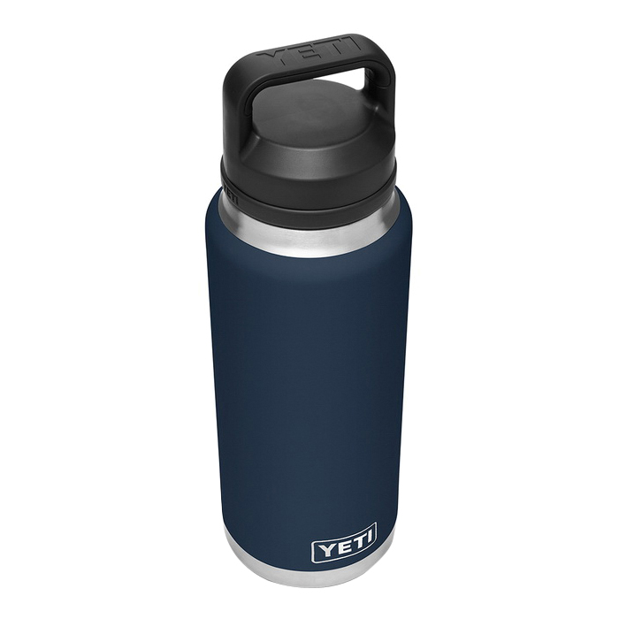 Yeti Rambler 21071070017 Water Bottle with Chug Cap, 36 oz Capacity, Stainless Steel, Navy - 4