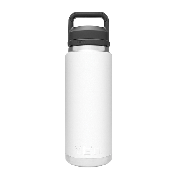 YETI Rambler Series 21071200020 Bottle with Chug Cap, 26 oz Capacity, 18/8 Stainless Steel, White - 2