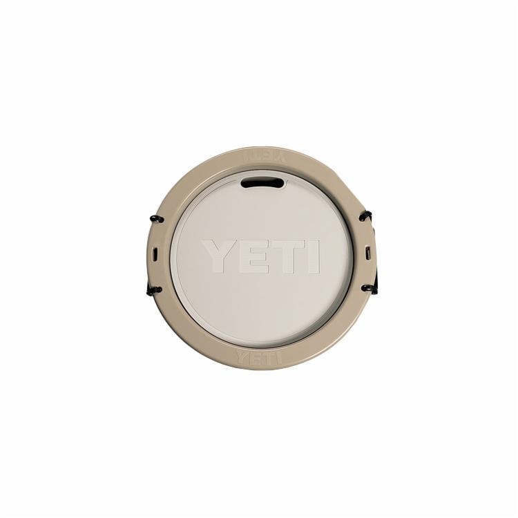 Yeti Tank 45 Series YTK45T Ice Bucket, 21-1/8 in W, 21-1/8 in D, 16-5/8 in H, 43 lb Ice, Desert Tan Body Color - 4