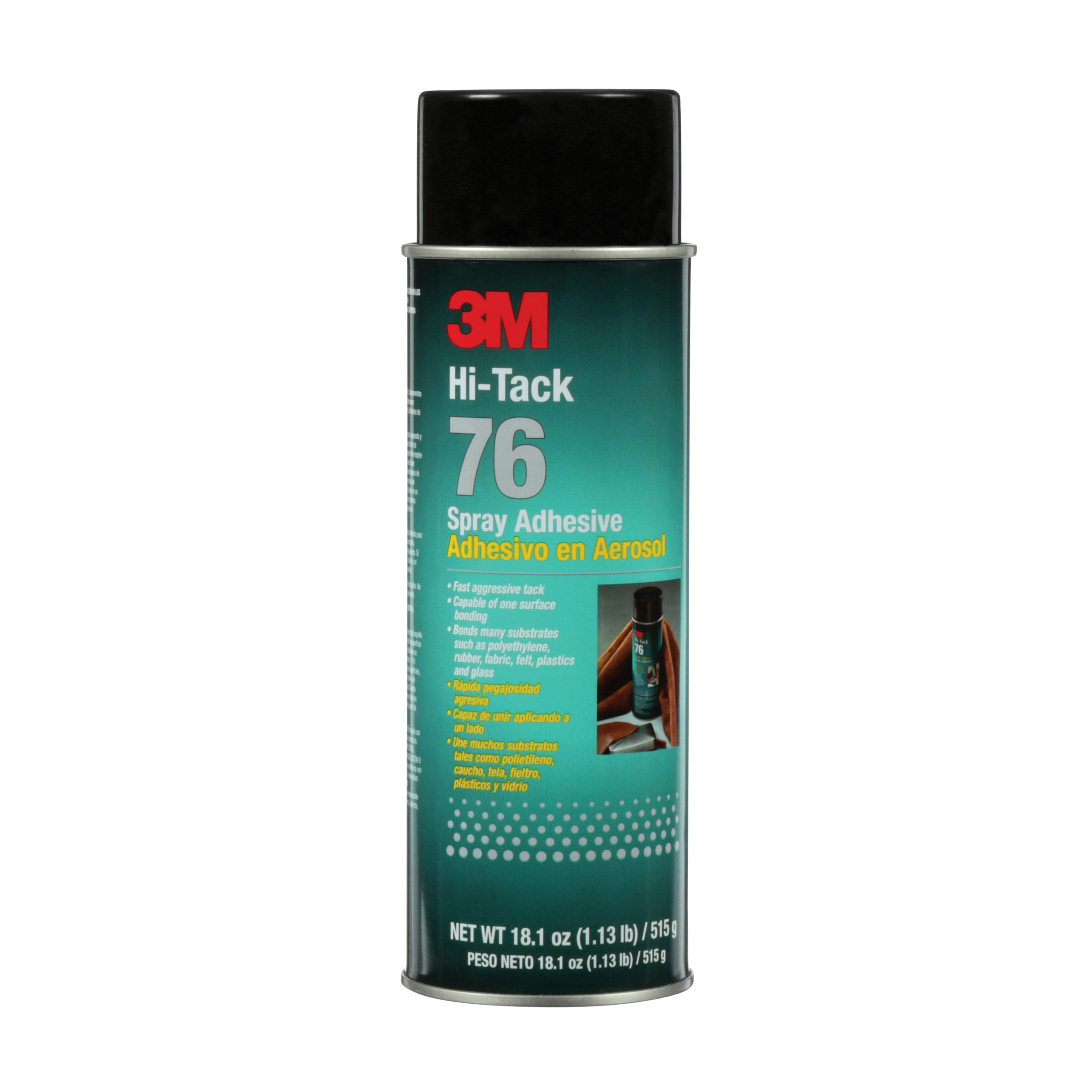 Scotch-Weld™ 021200-30023 High Strength Spray Adhesive, 24 fl-oz Aerosol Can, Clear, 250 deg F