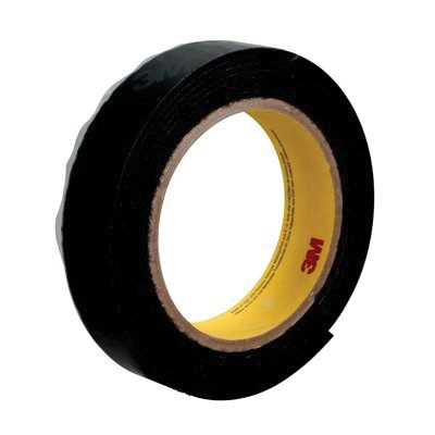 3M™ 051115-71754 High Temperature Hook Fastener Tape, 25 yd L x 2 in W, 0.15 in THK Engaged, Pressure Sensitive Acrylic Adhesive, Woven Nylon Backing, Black