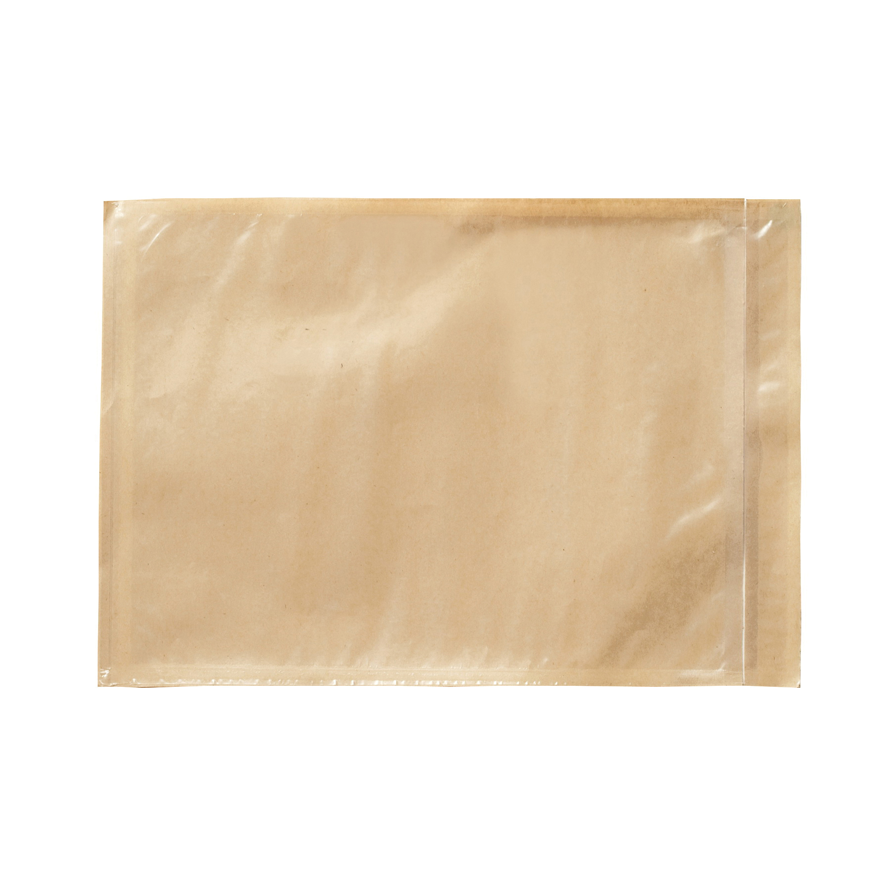 3M™ 051125-74928 PLE-NP1 PK500 Non-Printed Packing List Envelope, 5-1/2 in L x 4-1/2 in W, Polyethylene Film Backing, Clear