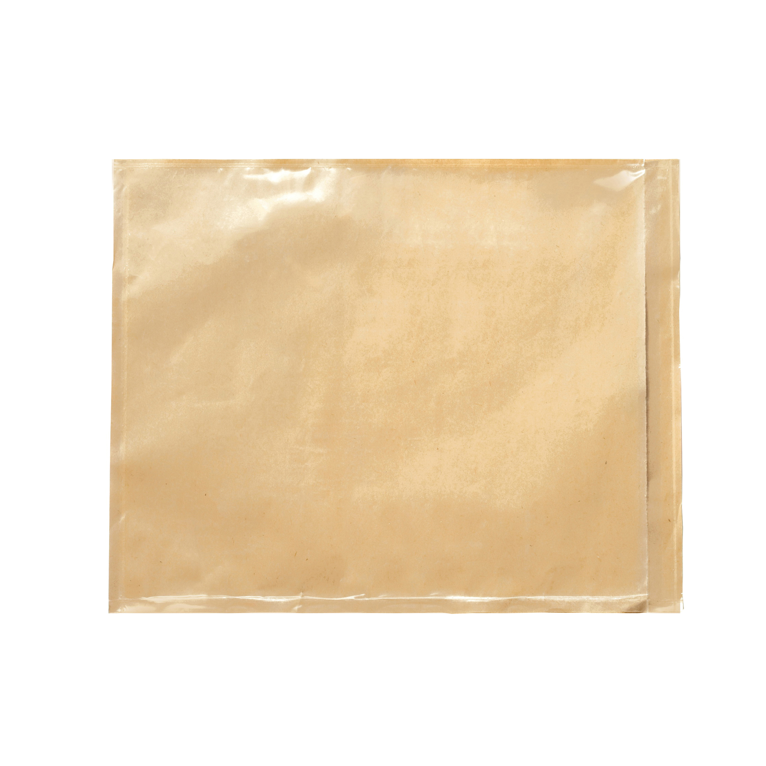 3M™ 051125-74924 PLE-T1 PK500 Top Printed Packing List Envelope, 5-1/2 in L x 4-1/2 in W, Polyethylene Film Backing, Clear