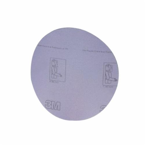 Hookit™ 051111-54538 268L Type D Microfinishing Orbital Sanding Disc, 3 in Dia Disc, 9 micron Grit, Ultra Fine Grade, Aluminum Oxide Abrasive, Polyester Film Backing