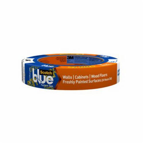 ScotchBlue™ 051115-09171 Painter's Masking Tape, 60 yd L x 0.94 in W, 5.4 mil THK, Acrylic Adhesive, Crepe Paper Backing