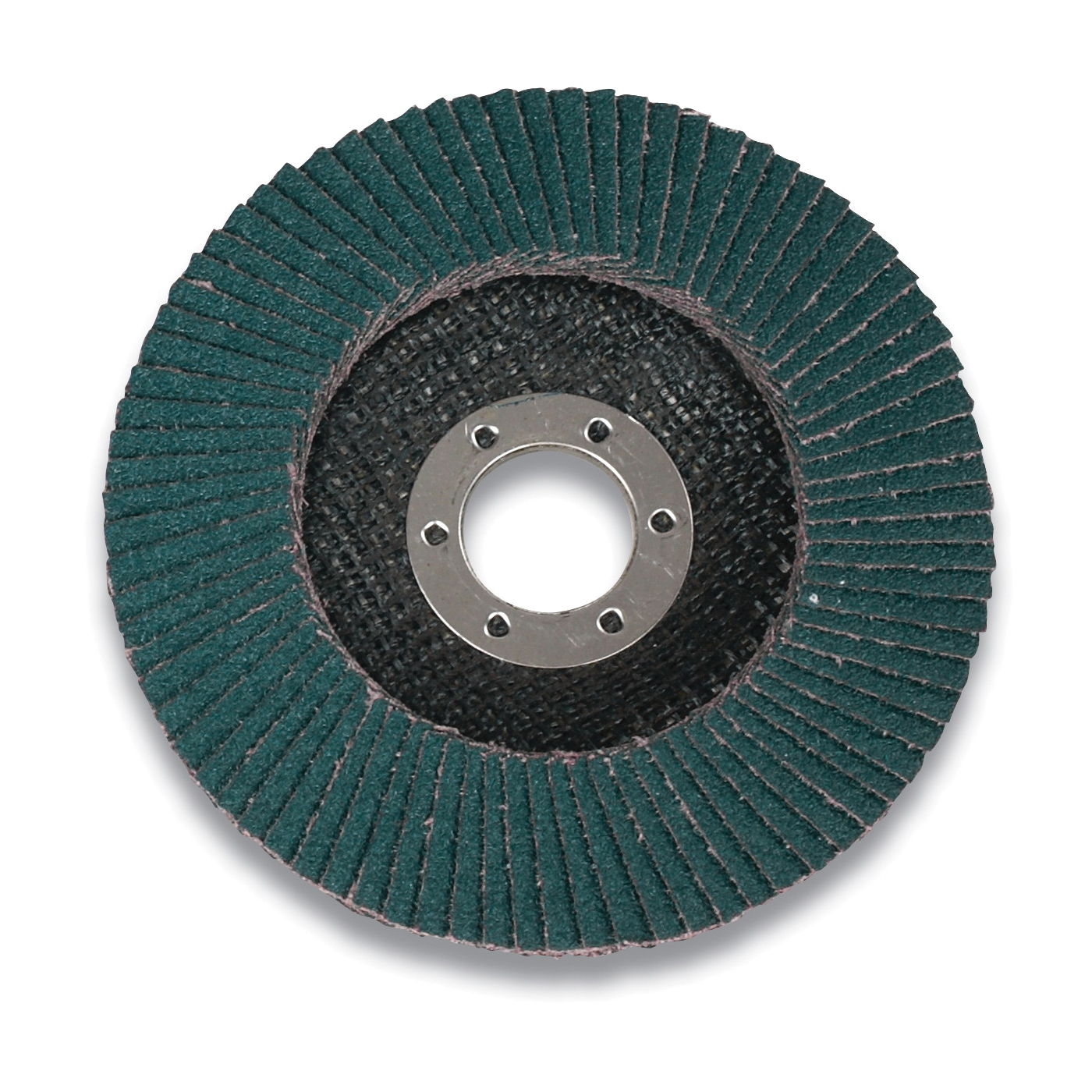 3M™ 051111-61191 947D Close Threaded Close Coated Flap Disc, 4-1/2 in Dia Disc, 40 Grit, Coarse Grade, Ceramic Abrasive, Type 27 Disc