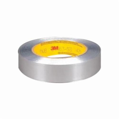 3M™ 051115-64324 Foil Tape, 50 yd L x 2.83 in W, 4 mil THK, Paper Liner, Acrylic Adhesive, Aluminum Foil Backing, Silver