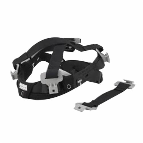 product MSA Fas-Trac® III 10148707 Ratchet Replacement Hard Hat Suspension, 4 Suspension Points, For Use With V-Gard® Large Size Hard Hats, Plastic/Nylon