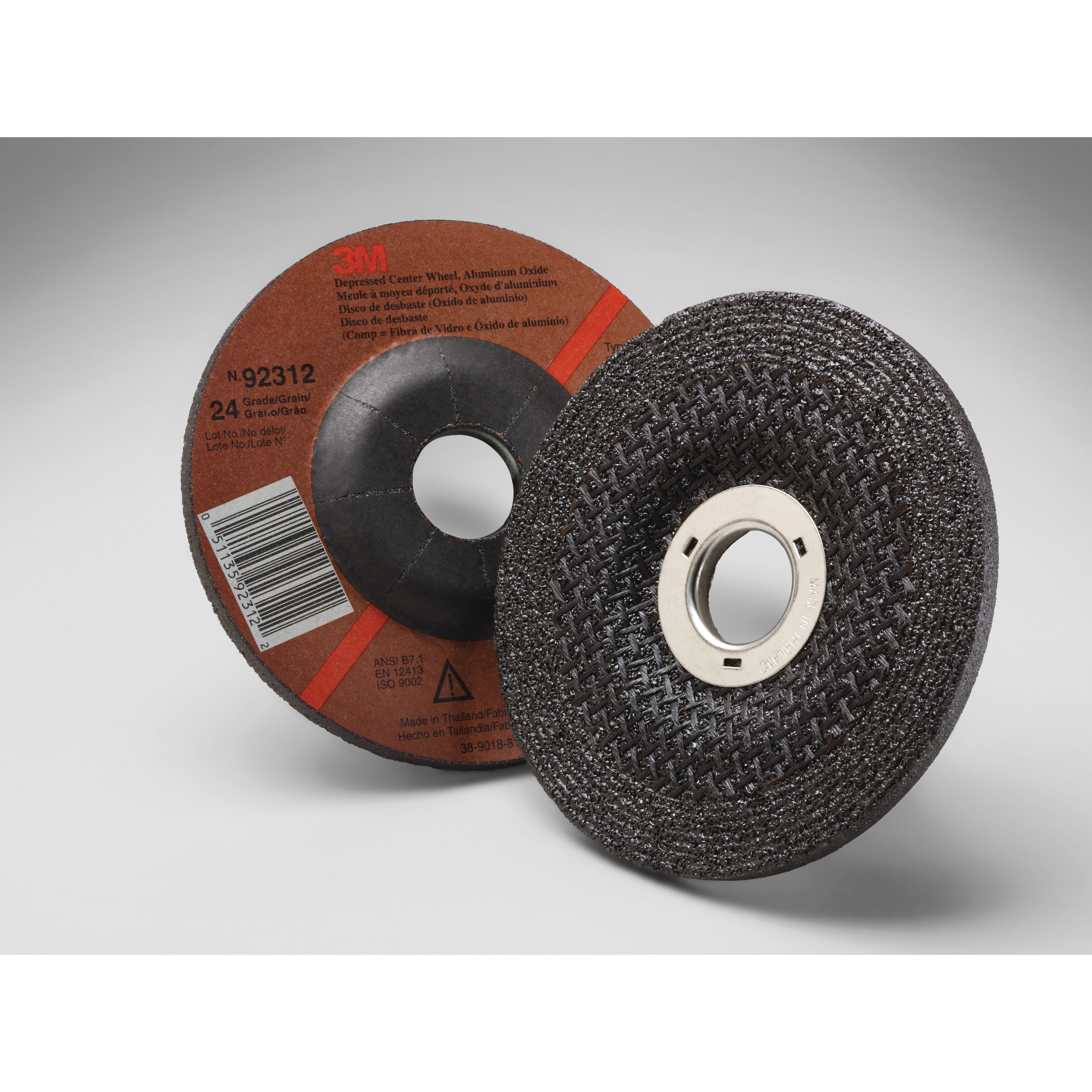 3M™ 051125-87458 Straight Cut-Off Wheel, 3 in Dia x 0.035 in THK, Ceramic Abrasive